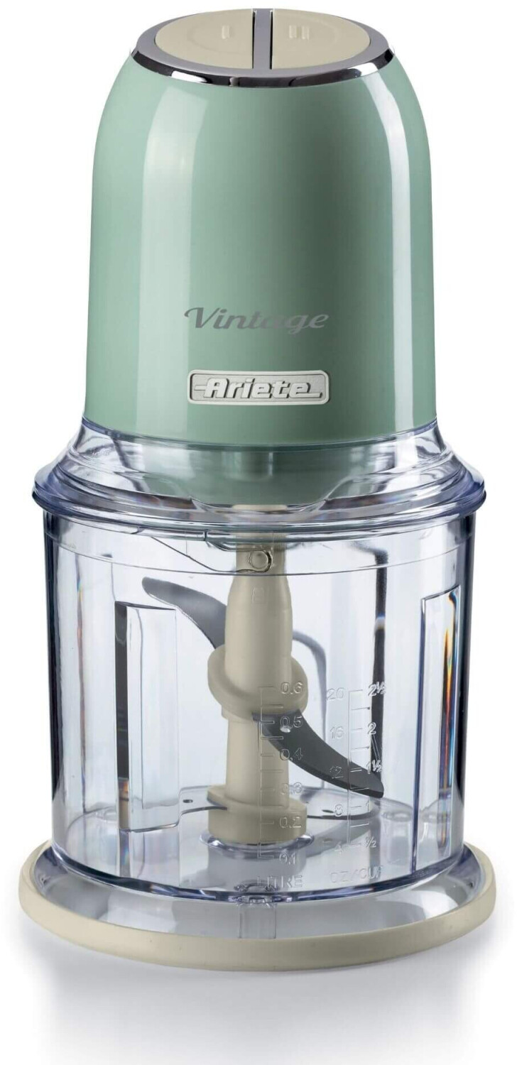 خردکن برقی آریته ایتالیا Ariete مدل Vintage 438/04 | توان ۴۰۰ وات | ظرفیت ۶۰۰ میلی‌لیتر | ۲ سرعت | رنگ سبز